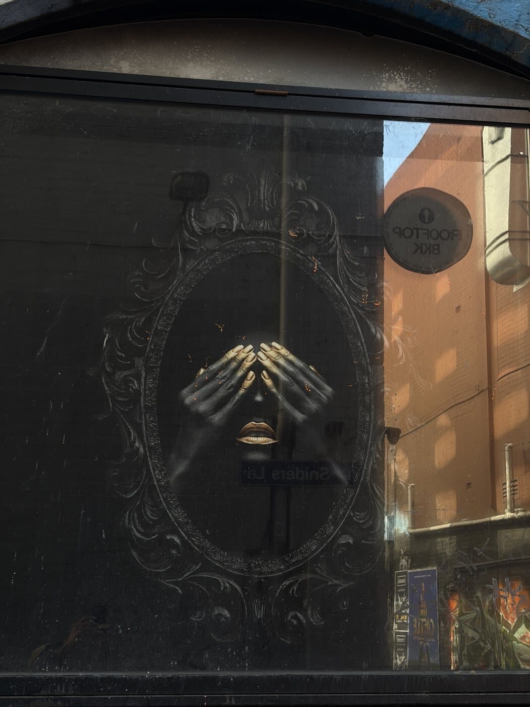 Street art on Sniders Lane, Melbourne