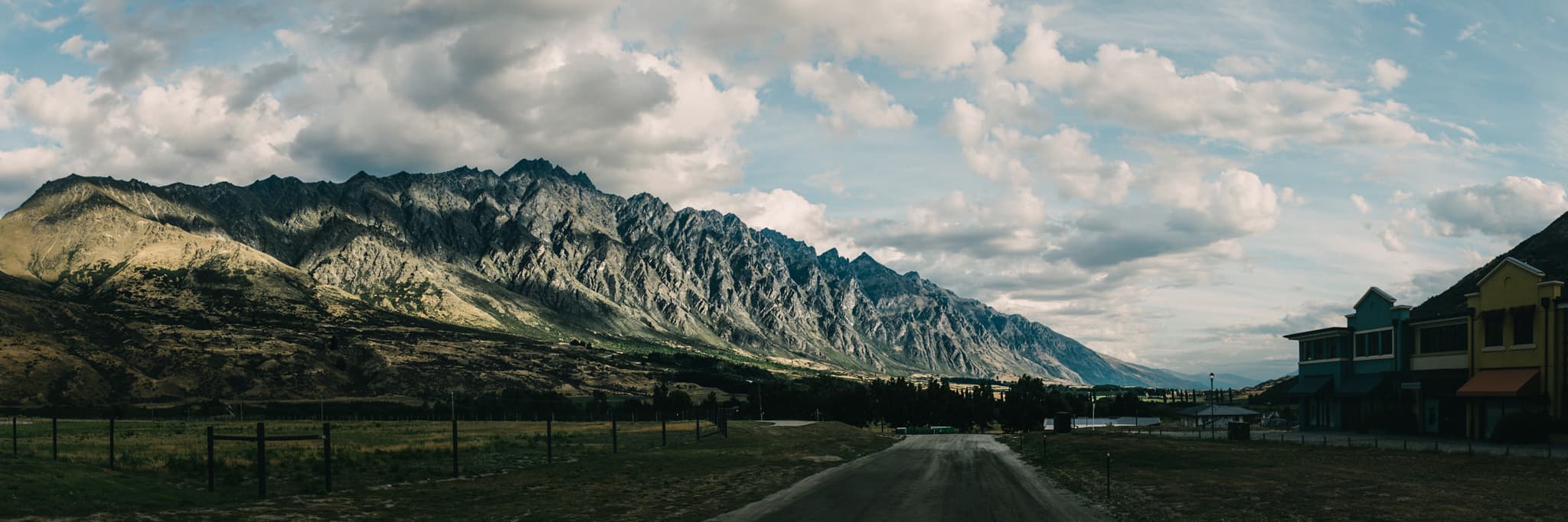 The Remarkables panorama by Daniel Bilsborough